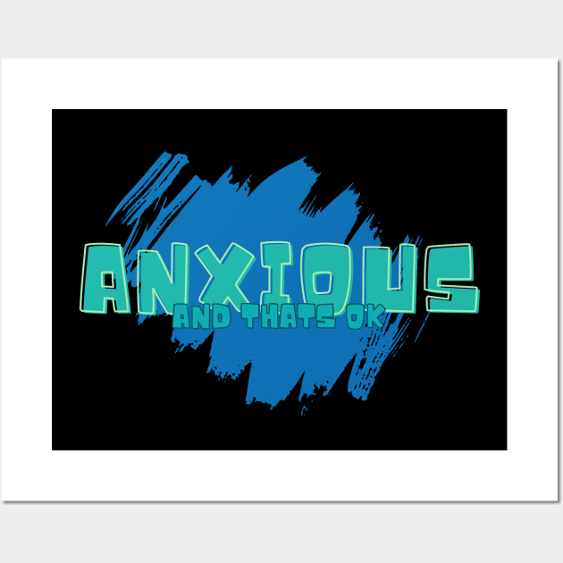 Anxious Wall Art by unrefinedgraphics